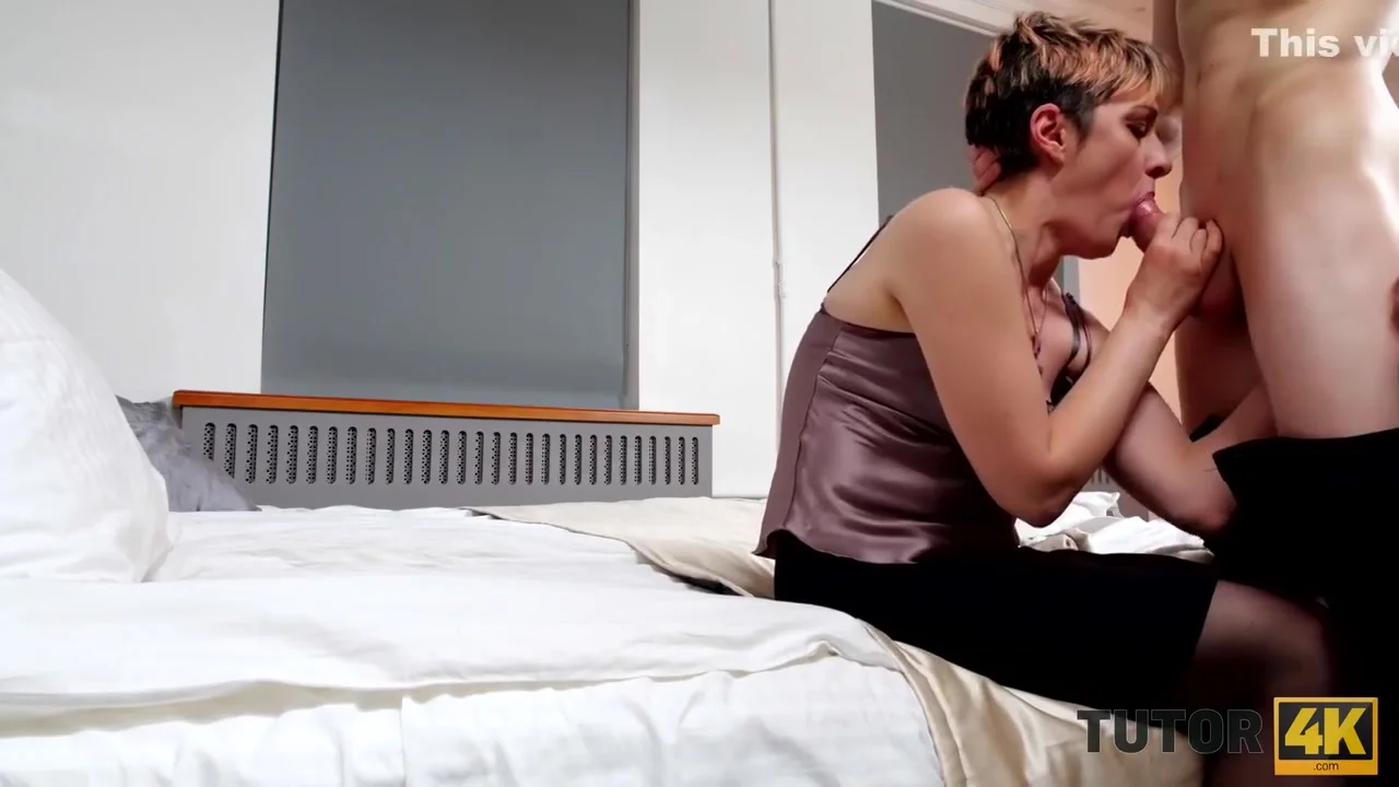 Smart Boy Finds Way To Lure Strict Mature Tutor Int