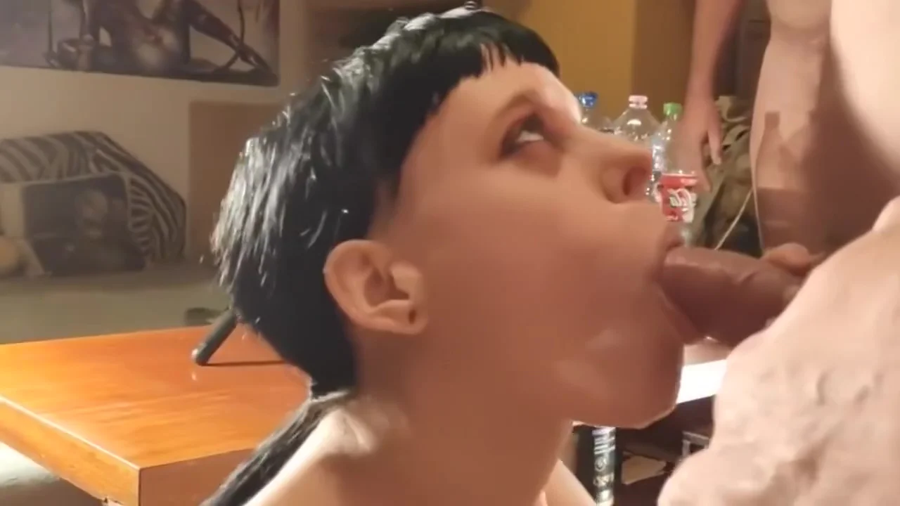 teen 18+ cumslut gets a big facial in a bukkake blowbang by a stranger HD