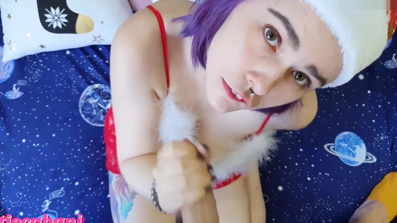 Christmas Sex + Anal Masturbation