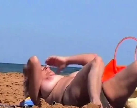 Mature topless beach