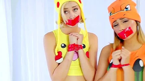 Sexy and pretty Pokemon teens 18+ gets fucked hard