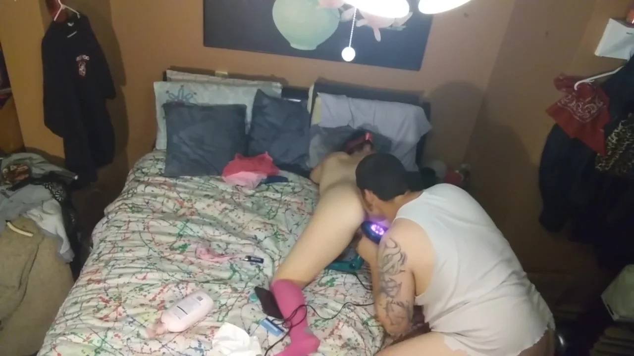 Cheating slut wife fucking husbands best friend again 2