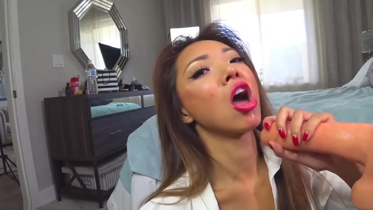 Ayumi Anime Sloppy Blowjob Deepthroat Asian Slut in private premium video