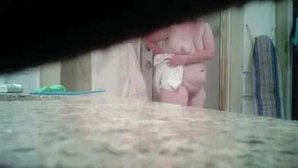 wife shower with shaved pussy