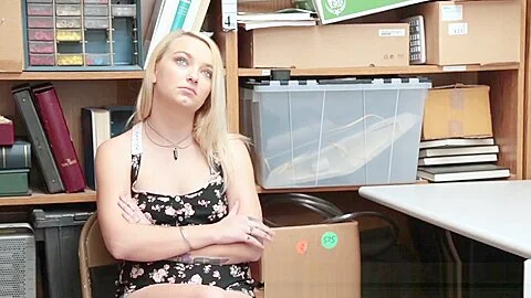 Real shoplifter gets jizz
