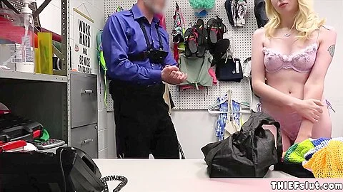 Lexi Lore - Skinny Caught Shoplifting And After A Strip Search Her Tight Pussy Gets Destroyed
