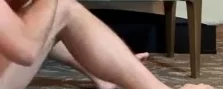 Mya Pleasure MYAs Foot Slave Gets A Surprise