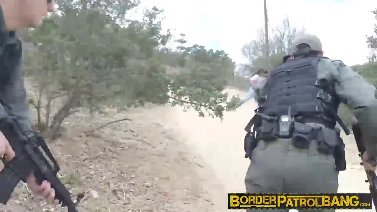 Pale cutie Taylor Reed handcuffed and banged against a tree