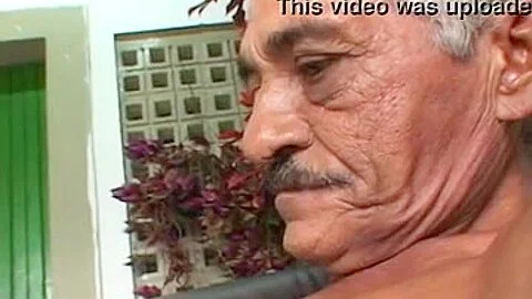Never seen this before - Old Man,Teen and Dildo