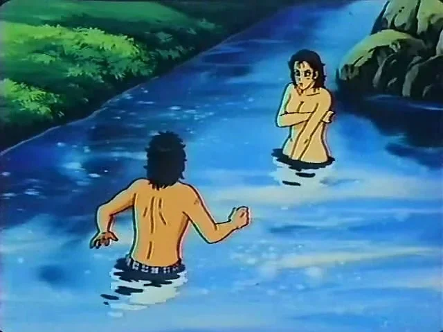 Crazy fucker finds a naked girl in the river but can't have her
