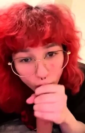 Redhead Dino Nuggiess Blowjob With Deepthroat POV