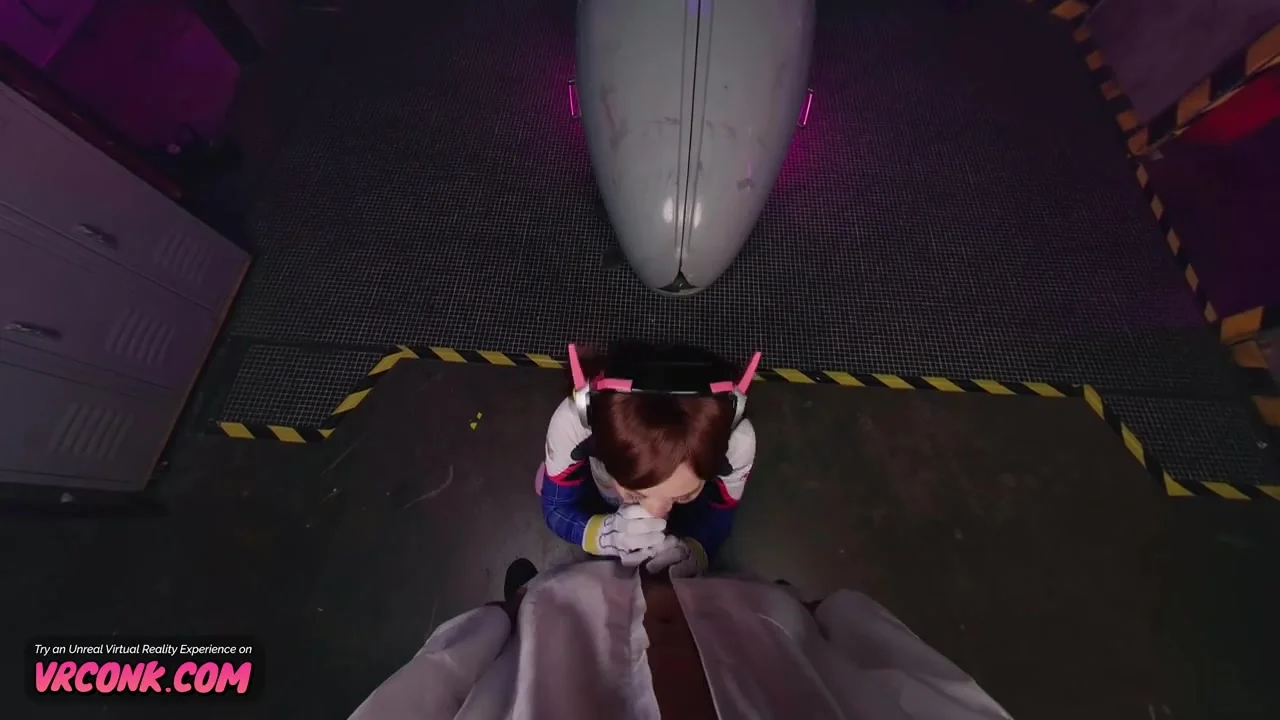 VR Conk D.VA sucking cock for big buff - Kimmy Kimm Overwatch cosplay VR Porn