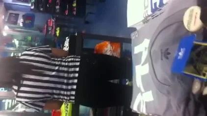 Mexican Fat ass at shoe store