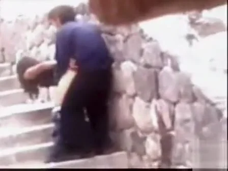 Public doggystyle coitus with a quick cumshot
