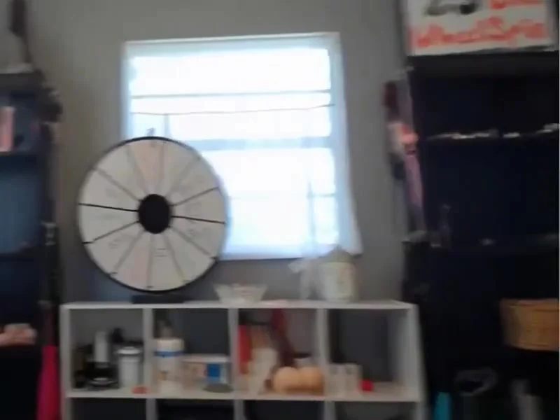 mohawkmolly fucking with giant white dildo in asshole