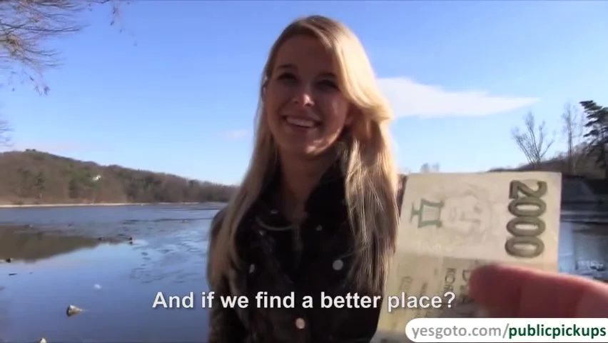 Babe Fucks A Stranger In Publi With Nikky Dream And Horny Blonde