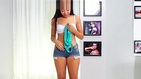teen 18+ model Adrian Maya gagged and slammed by casting agent