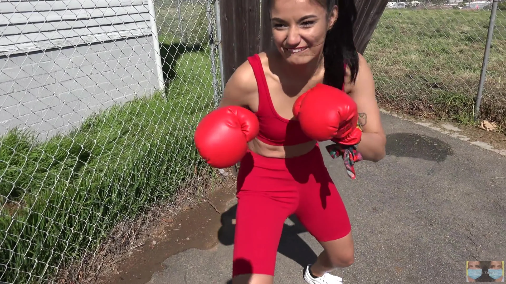 Viva Athena In Dont Mess With She Will Knock You Out. Female Boxing Pov
