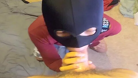 Masked Slut Wife Takes It In All Of Her Holes