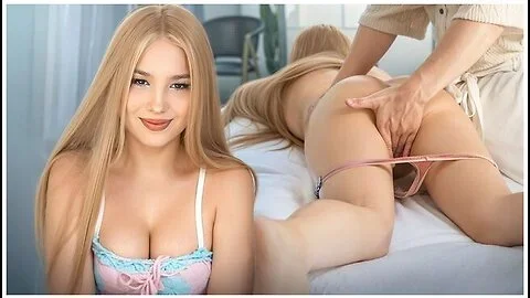 Tiny Asian Massage Session Ends With Intense Hard Thrusting