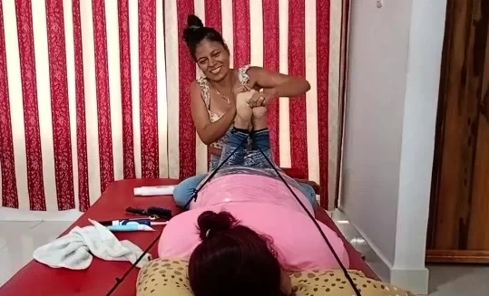 tickling touch Anny Hogtie Tickling Revenge