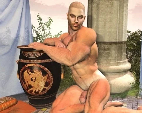 3D Military Gay Males!