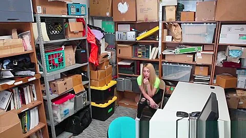 Real shoplifter gets cum