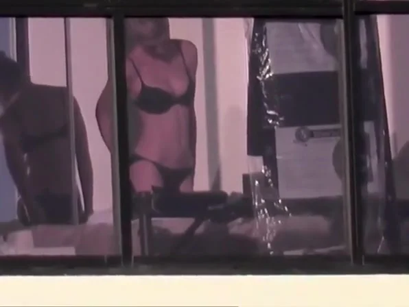 Woman spied through hotel window dressing
