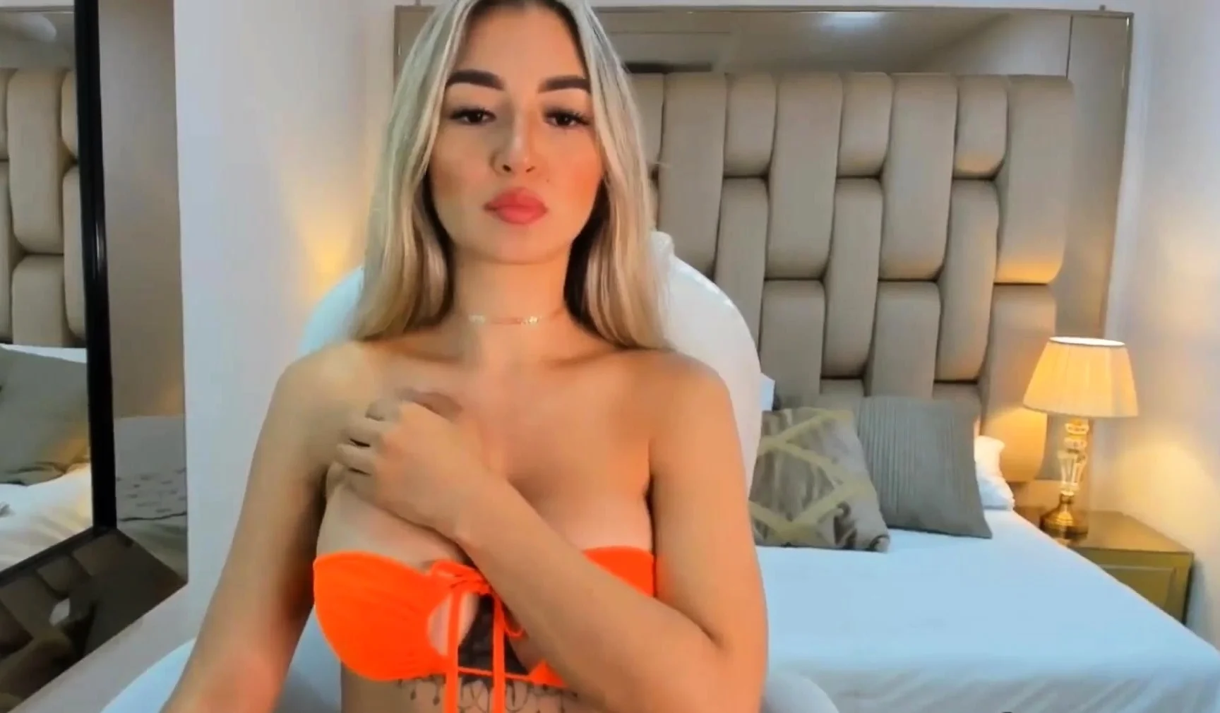 Gorgeous Blonde Wildly Fucks Her Tight Hole