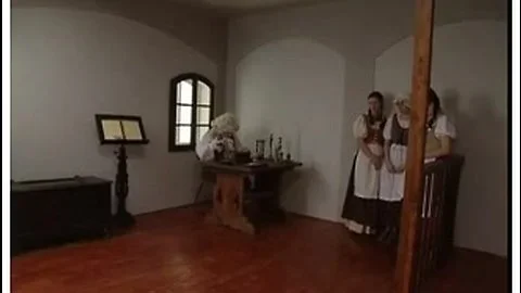 Retro clip with Czech gals getting whipped
