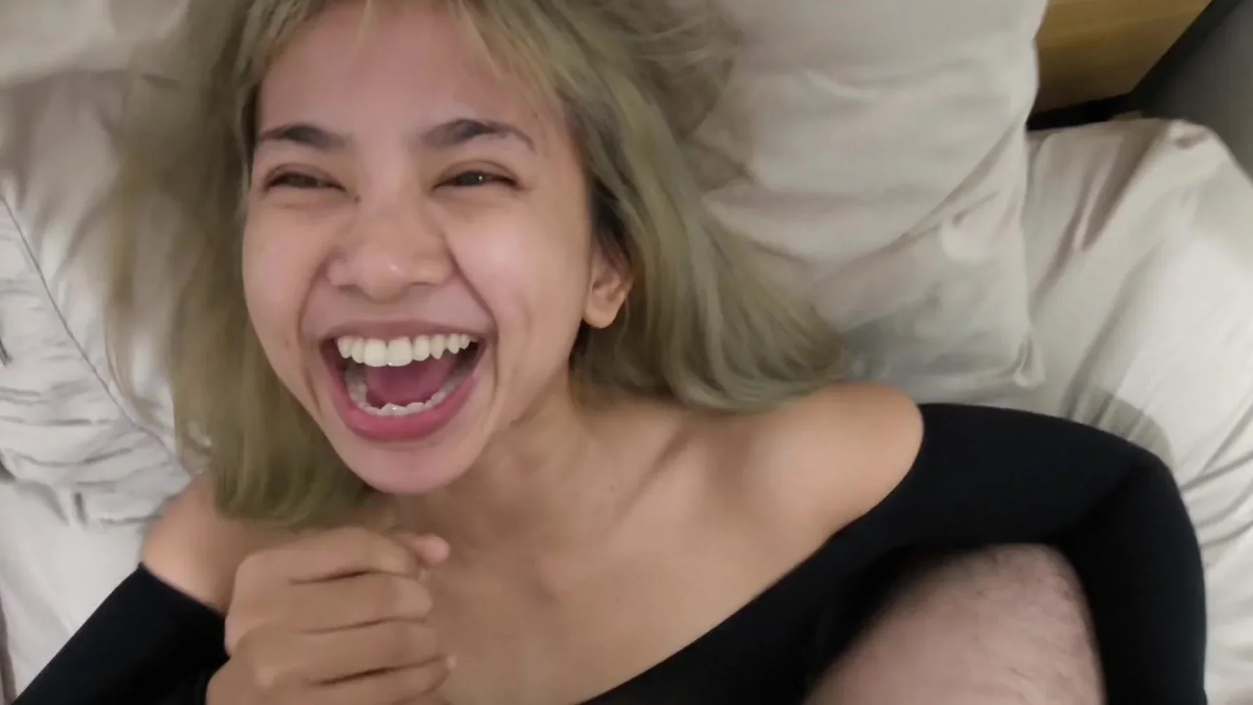 I Offer New Lingerie To My Indonesian Wife, She Sucks Me Off As A Reward But Doesnt Want To Swallow My Cum