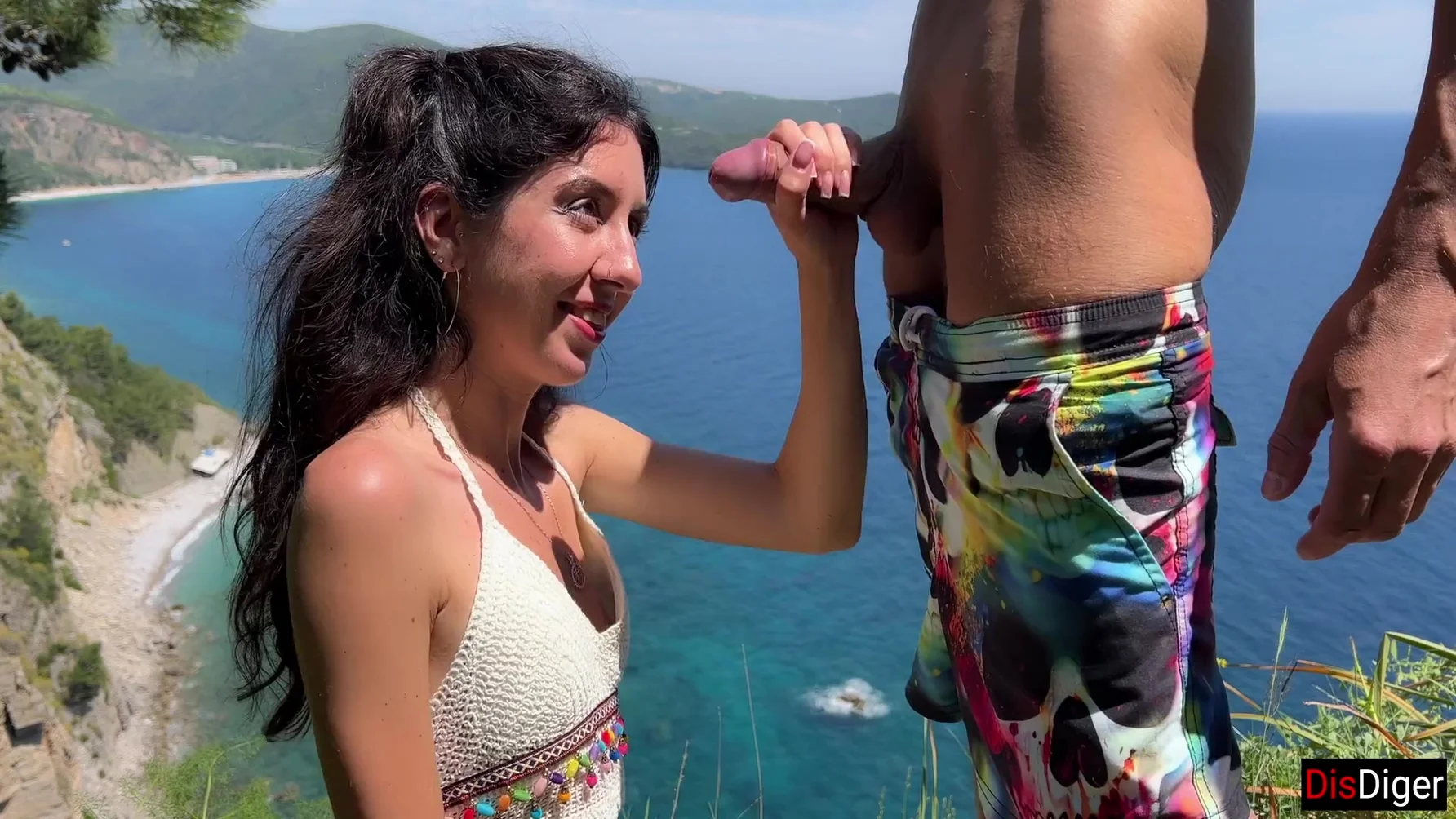 Public Dick Flashing - Girl Help Me To Cum In Mountains