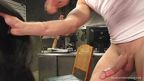 Prison Heat: Gangbang Virgin Begs To Be Brutalized - HardcoreGangbang