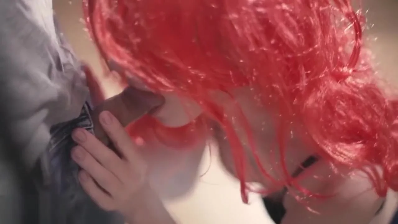 Incredible sensual blowjob from amazing redhead Dolly, quickie doggy style