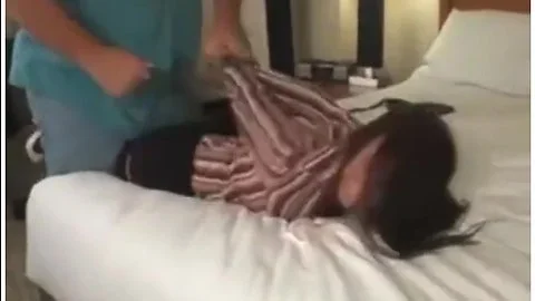 Ana Maria hogtied after party