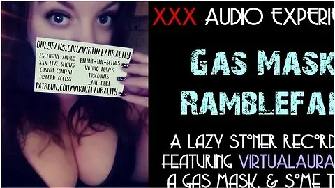Talking & Masturbating While Wearing A Gas Mask (audio Only Asmr)
