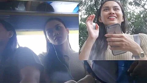 Boso sa jeep. BLACK PANTY ng PRETTY HOT MODEL chix