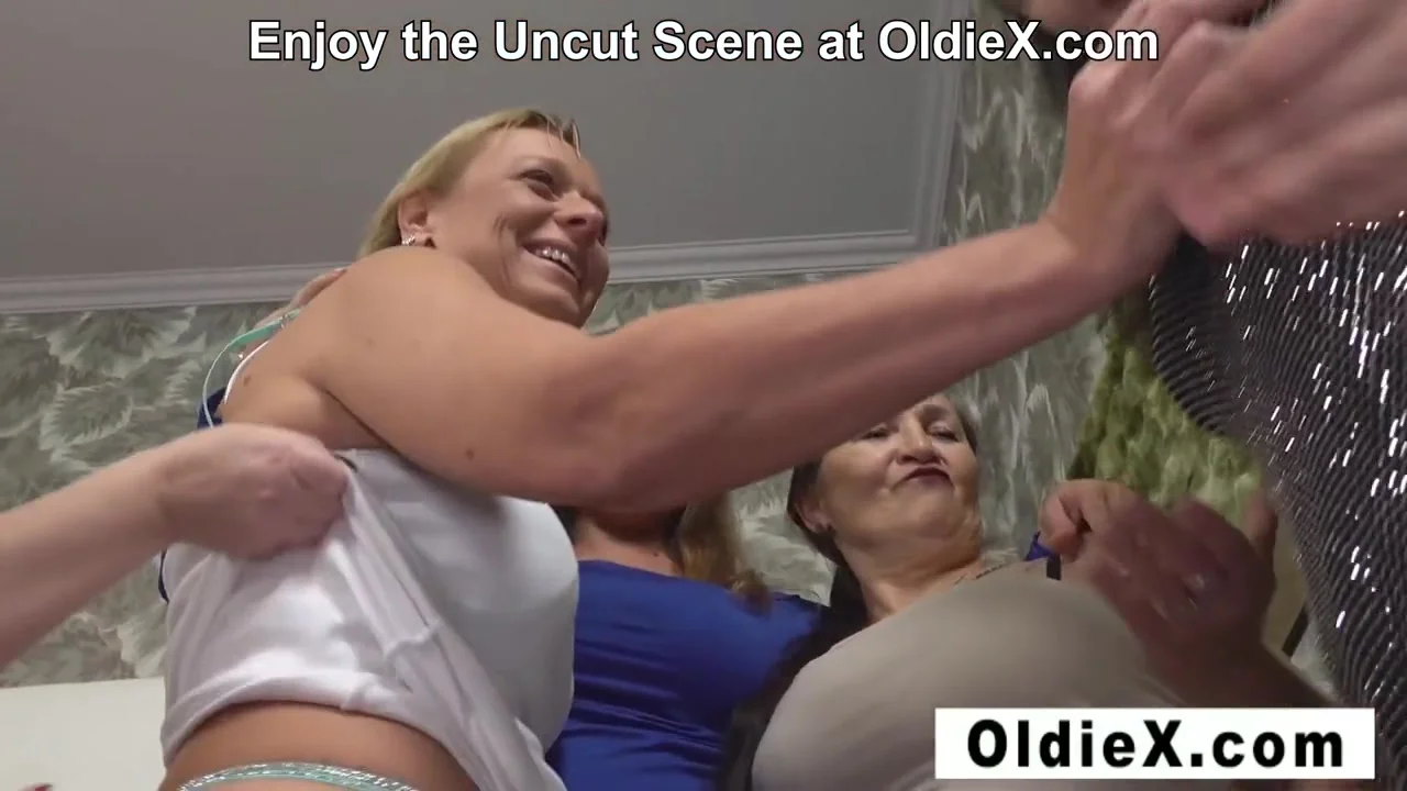 6 Slutty Grannies Playing with Sex Toys! for OldieX