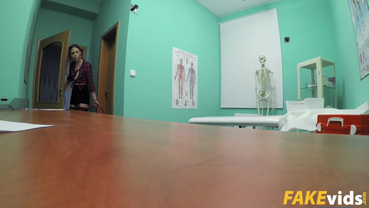 Selvaggia In Cute pigtailed cleaner sucks cock