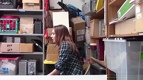 Sexy Busty teen 18+ Suspected And Fucked By A Mall Cop
