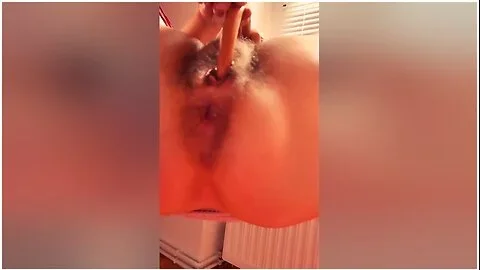 Hairy Ass & Pussy Mature German Squirting With Toy In Hammock, Hubby Jerking Hairy Cock Fucking
