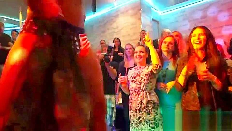 Peculiar girls get absolutely insane and naked at hardcore party
