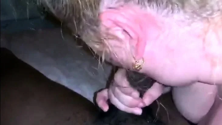 Sloppy Suck from Mature Blonde BBW - BBC Worship