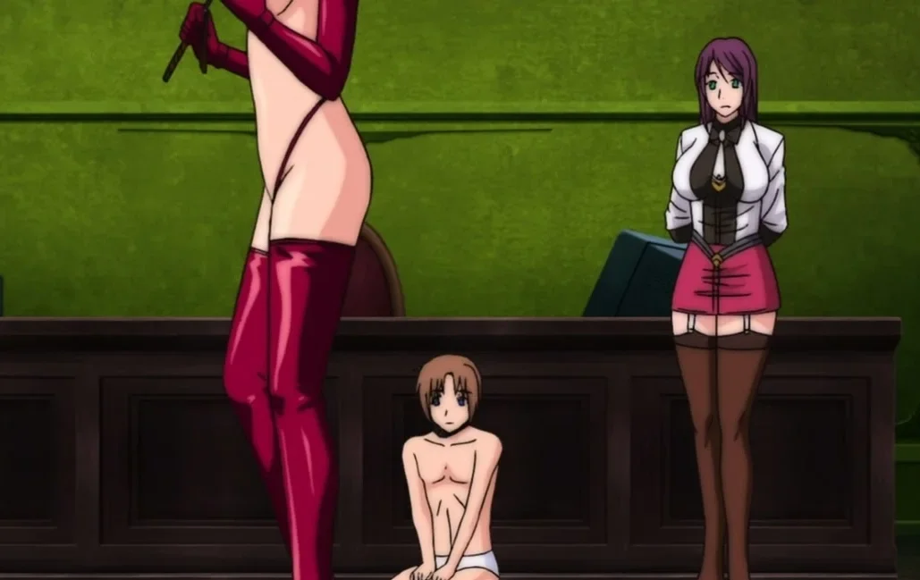 Hentai girlie caught and fucked by strangers