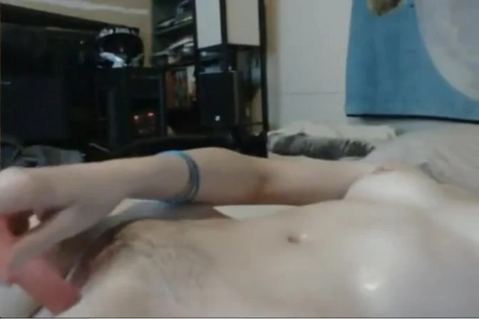 18yo teen 18+ hairy pussy dildo play 4