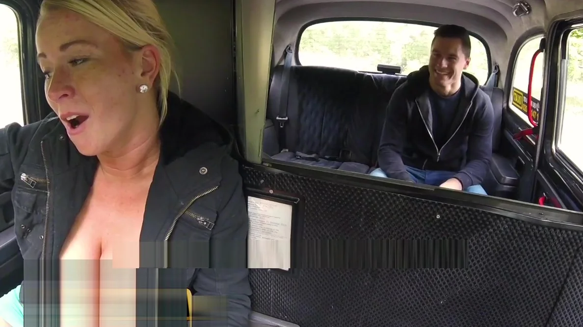 Female Fake Taxi Hot blonde sucks and fucks Czech cock
