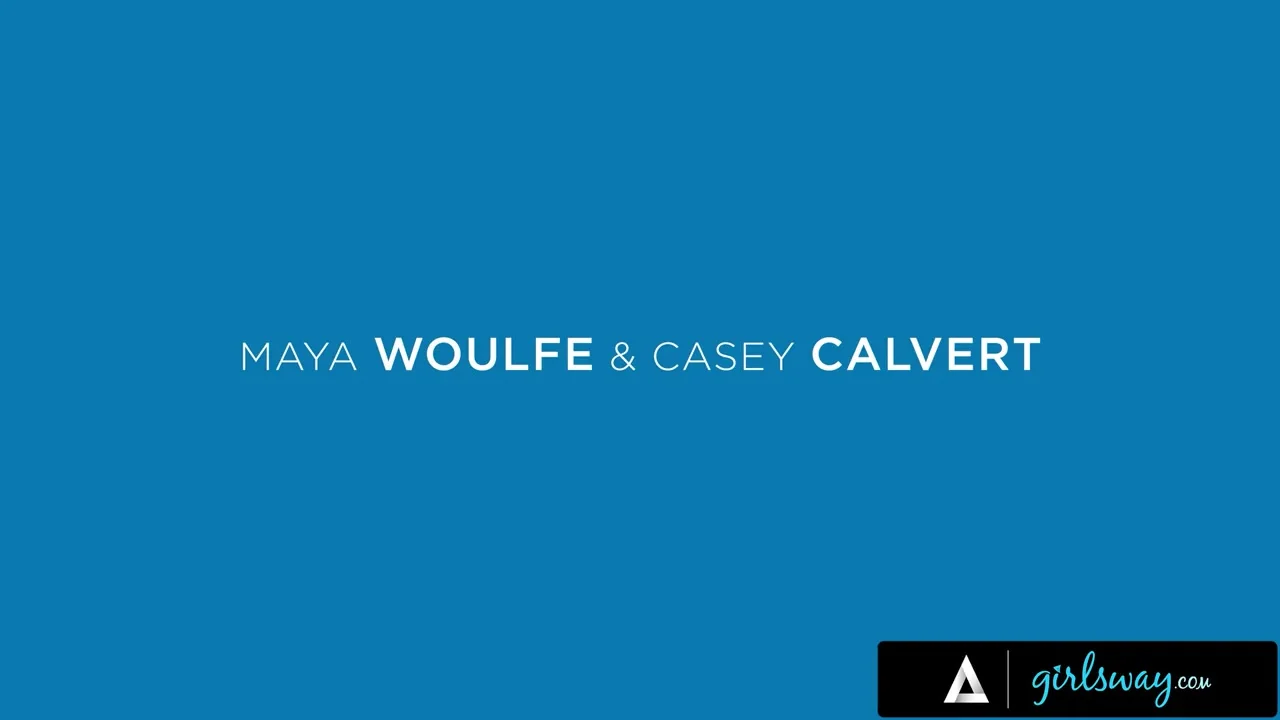 GIRLSWAY - Petite Brunette Maya Woulfe Has Passionate Real Sex With The Gorgeous Casey Calvert