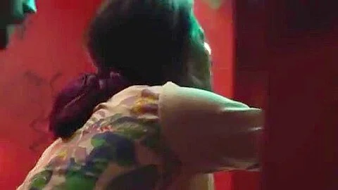 Couple sex hard in bathroom