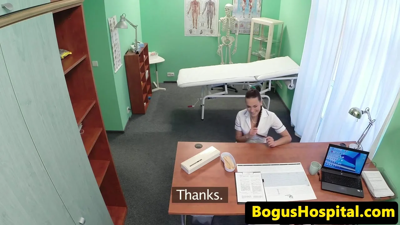 Euro nurse pussylicked and fucked by doctor