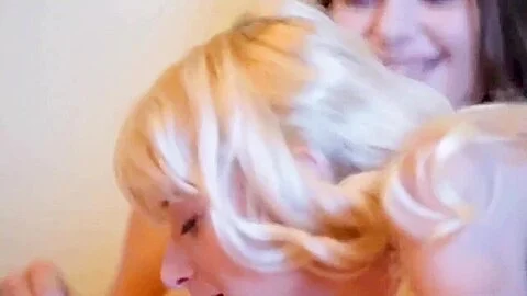 teen 18+ Lesbos from Ukrain go wild